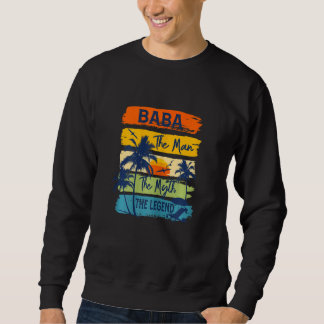 Sweatshirt Les Femmes Baba L'Homme Le Mythe La Légende Beach 