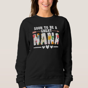 Sweatshirt Les Femmes Bientôt Être Une Grande Grand-Mère Nana