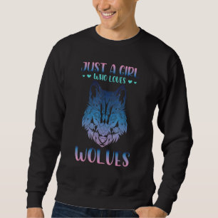 Sweatshirt Les Femmes Des Animaux De Forêt Juste Une Fille Qu