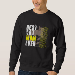 Sweatshirt Les femmes meilleur chat maman jamais