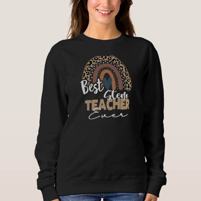 Sweatshirt Les femmes meilleur enseignant de pierre jamais Bo (Devant)