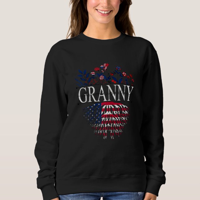 Sweatshirt Les Femmes Mes Gens Préférés M'Appelent Granny Wil (Devant)