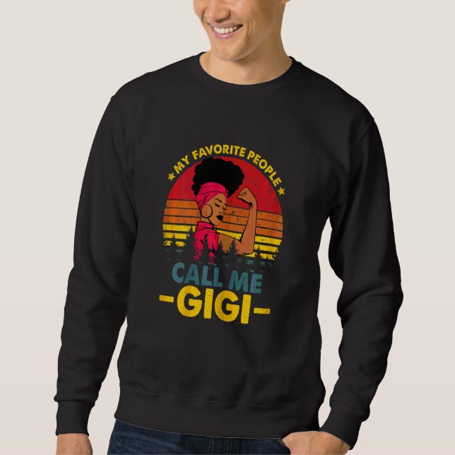 Sweatshirt Les femmes mes gens préférés m'appellent la Da de  (Devant)