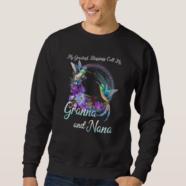 Sweatshirt Les Femmes Mes Plus Grandes Bénédictions Appelez-M (Devant)