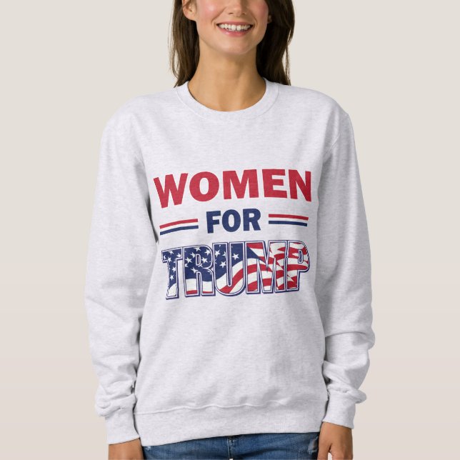 Sweatshirt Les femmes pour Trump (Devant)