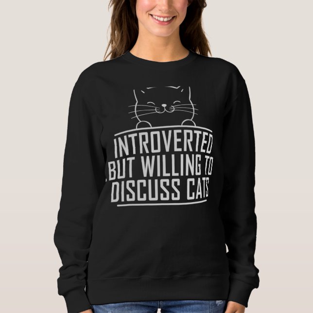 Sweatshirt Les Femmes Présentées, Mais Prêt À Discuter Des Ch (Devant)