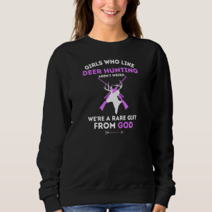 Sweatshirt Les Femmes Qui Chassent Les Filles Qui Aiment Chas