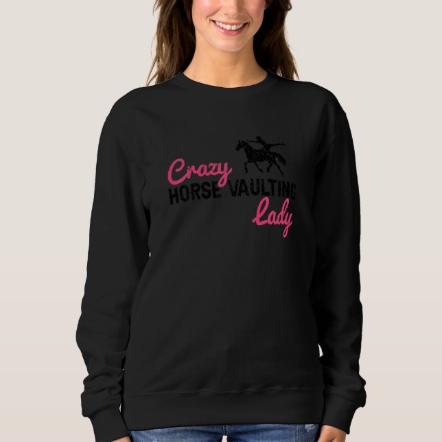 Sweatshirt Les femmes Vaulting Horses et Vaulting Desi (Devant)
