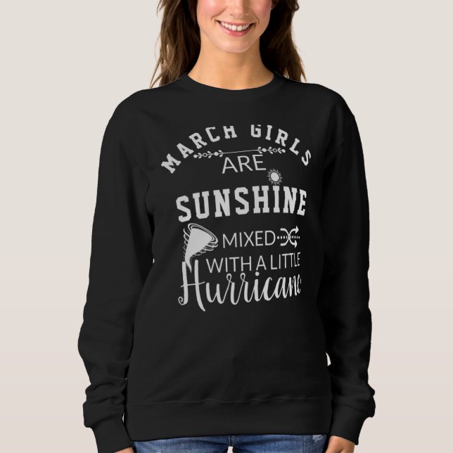 Sweatshirt Les Filles De Mars Sont Des Mélanges De Soleil Ave (Devant)