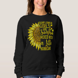 Sweatshirt Les Filles De Tournesol Sont Sunshine Mélangées Av
