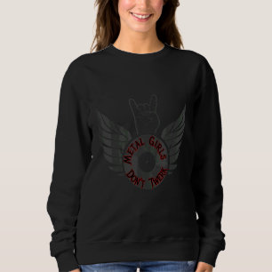 Sweatshirt Les filles metal ne twerkent pas 2