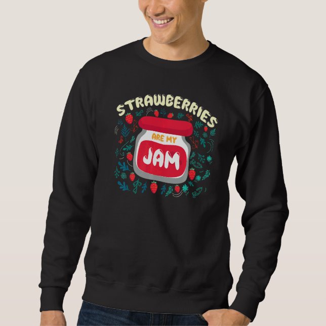 Sweatshirt Les Fraises Sont Ma Jam Berry Jam (Devant)