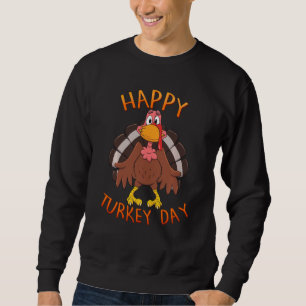 Sweatshirt Les garçons Thanksgiving Joyeux Jour de la Turquie