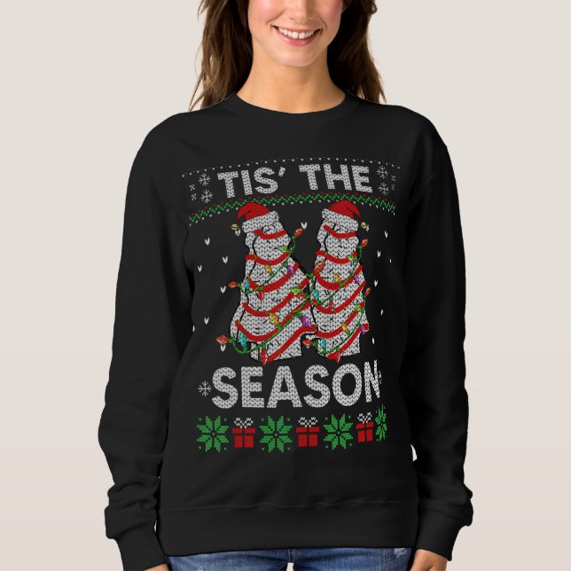 Sweatshirt Les gâteaux de Noël Debbie Becky Xmas (Devant)