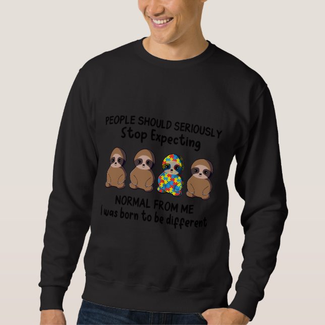 Sweatshirt Les Gens Devraient Sérieusement Cesser D'Attendre  (Devant)