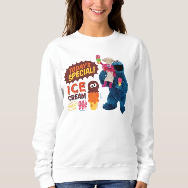 Sweatshirt Les gourmands de Monster | Spécial d'aujourd'hui (Devant)