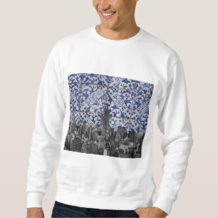 Sweatshirt Les gratte-ciels de New York rencontrent les carre