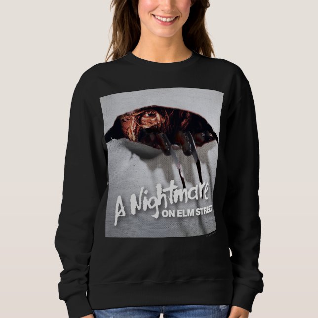 Sweatshirt Les Griffes de la nuit | Freddy Krueger Peeking (Devant)