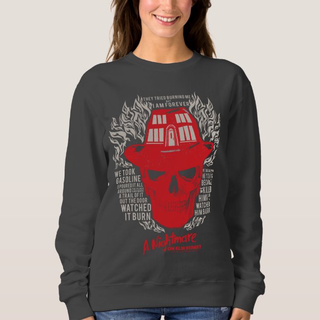 Sweatshirt Les Griffes de la nuit | Ils Ont Essayé De Me Brûl (Devant)