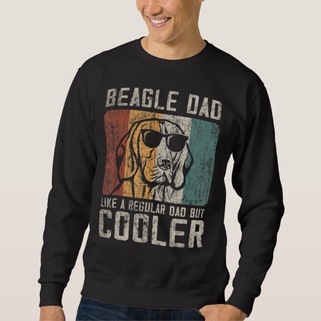 Sweatshirt Les Hommes Beagle Papa Comme Un Père Régulier Mais (Devant)