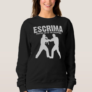 Sweatshirt Les Hommes Escrima Combattre Les Philippines Eskri