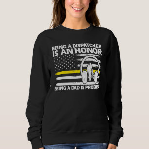 Sweatshirt Les Hommes Étant Un Expéditeur Est Papa Père Expéd