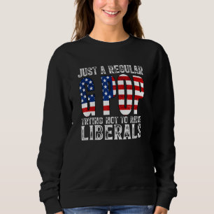 Sweatshirt Les Hommes Juste Un G Pop Régulier Essayant De Ne
