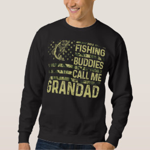 Sweatshirt Les Hommes Mes Épouses De Pêche M'Appelent Grand A