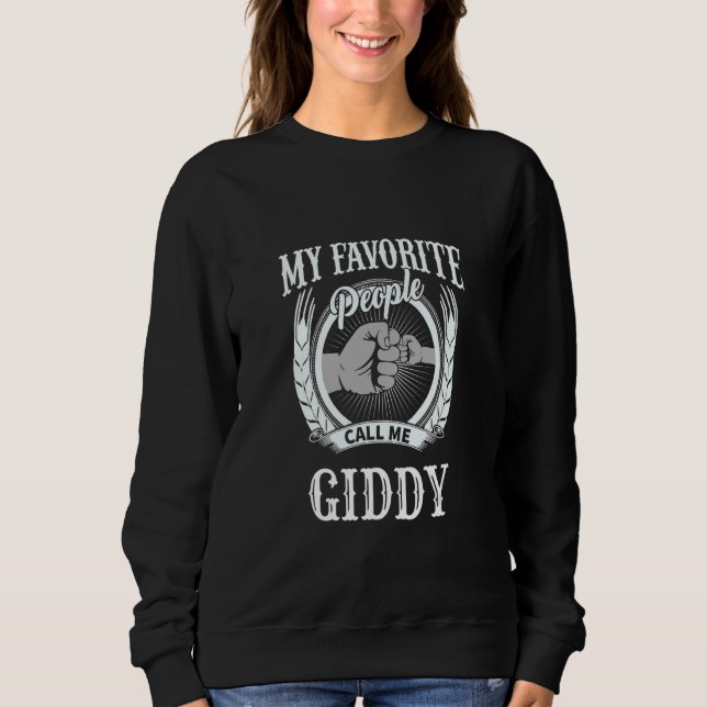 Sweatshirt Les hommes Mes personnes préférées m'appellent Gid (Devant)