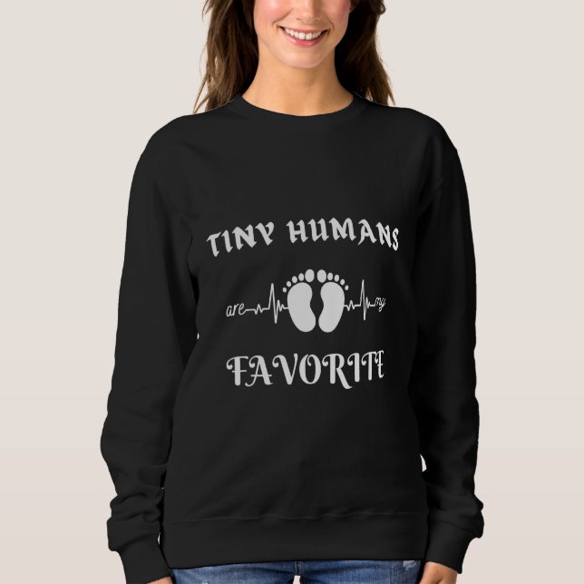 Sweatshirt Les Humains Minuscules Sont Mes Humains Minuscules (Devant)