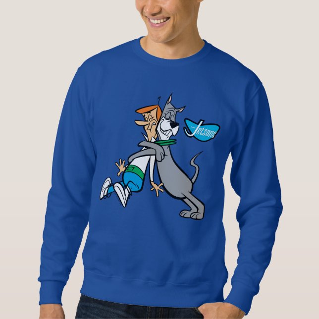 Sweatshirt Les Jetsons | George & Astro Hug (Devant)