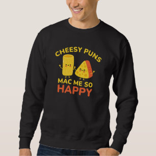 Sweatshirt Les jeux de mots ringards me rendent si heureux