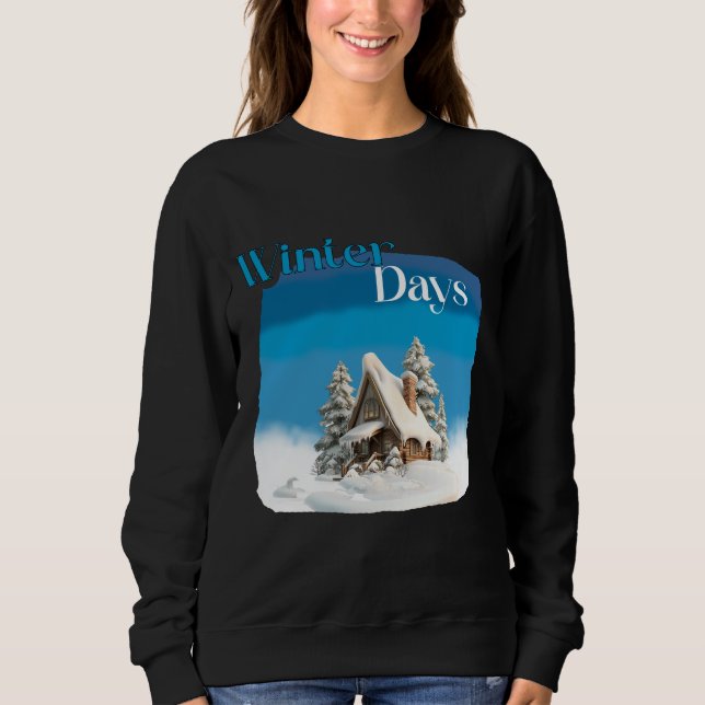 Sweatshirt Les jours d'hiver décembre Noël  (Devant)