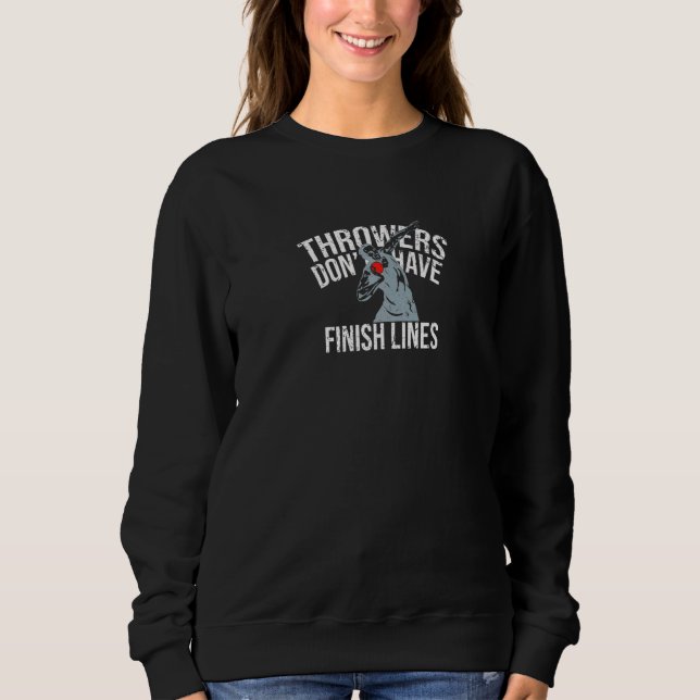 Sweatshirt Les lanceurs n'ont pas de lignes de finition de la (Devant)