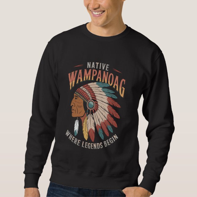 Sweatshirt Les légendes commencent Patrimoine autochtone Amér (Devant)