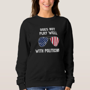 Sweatshirt Les Libéraux Anti-Gouvernementaux Défendent Les Po