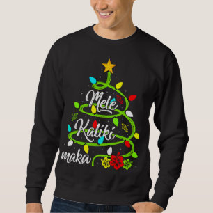 Sweatshirt Les lumières de Noël Mele Kalikimaka Hawaiian Chri