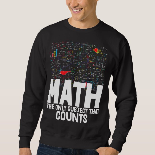 Sweatshirt Les Maths Le Seul Sujet Qui Compte Toddler Mathlet (Devant)