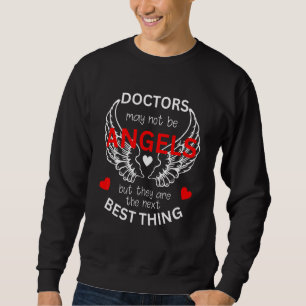 Sweatshirt Les médecins ne sont peut-être pas des anges Recon