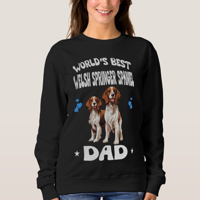 Sweatshirt Les meilleurs animaux de compagnie de chiens espag (Devant)