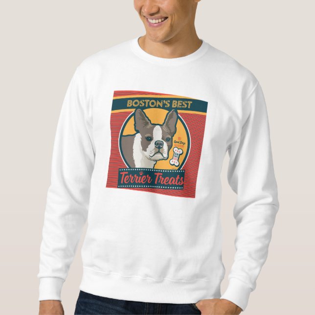 Sweatshirt Les meilleurs soins Terrier de Boston (Devant)