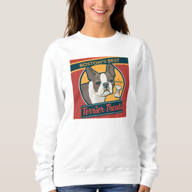 Sweatshirt Les meilleurs soins Terrier de Boston (Devant)