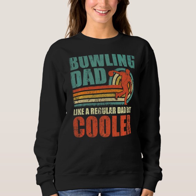 Sweatshirt Les Mens Bowling Papa Comme Un Père Régulier Mais  (Devant)
