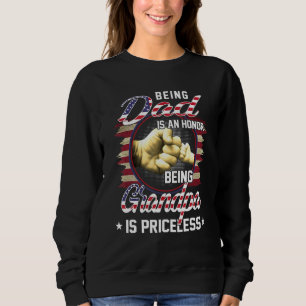 Sweatshirt Les Mens Être Un Père Est Un Honneur Être Un Grand