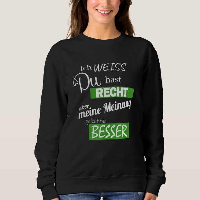 Sweatshirt Les Mens Fun Pour Une Idée De Guessée (Devant)