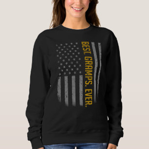 Sweatshirt Les Mens Meilleurs Grams Jamais Drapeau Américain
