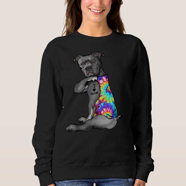 Sweatshirt Les mères de chiens Pitbull (Devant)