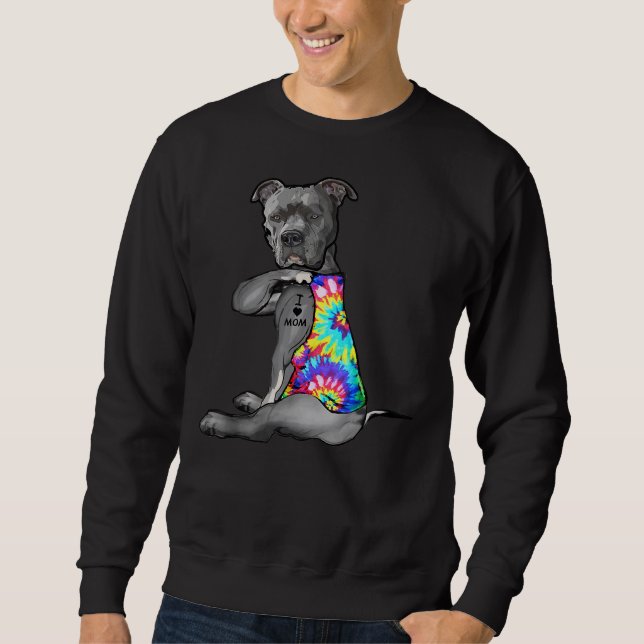 Sweatshirt Les mères de chiens Pitbull (Devant)