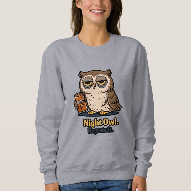 Sweatshirt les noctambules veulent dormir (Devant)
