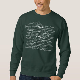 Sweatshirt Les noms de Dieu le Customisent